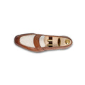 Unlined loafers - BUCKINGHAM Bicolor Leather & Leather Soles Apron