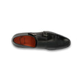 DUKE Double Monks in Black Leather