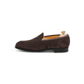 Penny Loafers - PICCADILLY Lavagna Grey Suede Loafers with apron Leather & Leather Soles