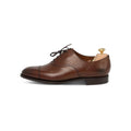 Oxfords - CHELSEA Dark Oak Leather & Leather Soles Lace-Ups