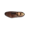 Oxfords - CHELSEA Dark Oak Leather & Leather Soles Lace-Ups