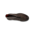 TRICKERS Laced Boots in Brown Leather - Rubber Sole