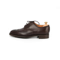 Half Brogue Medallion Derbies - CARDIFF Delapre Leather & Rubber Sole Lace-Ups