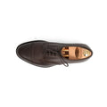 Half Brogue Medallion Derbies - CARDIFF Delapre Leather & Rubber Sole Lace-Ups