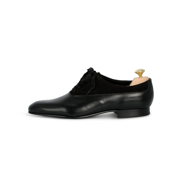 Evening Oxfords - IFFORD Leather, Suede & Leather Soles Lace-Ups