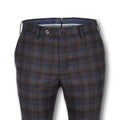 Pants Bi-Colour Checked Patterns Flannel