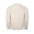 Cable Knit Sweater - Cashmere Crew Neck