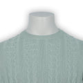 Cable Knit Sweater - Cashmere Crew Neck