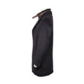 Double Coat - Wool, Polyester & Viscose, Detachable Bib + Fur Collar