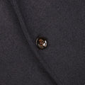 Double Coat - Wool, Polyester & Viscose, Detachable Bib + Fur Collar