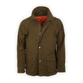 Parka Plain Colour Cotton And Nylon Zipped