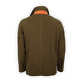 Parka Plain Colour Cotton And Nylon Zipped