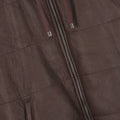 Gilet - Leather & Nylon Zipped + Hooded Sleeveless