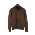 Jacket - Quilted Check Cotton & Cashmere Zipped + Buttoned