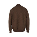 Jacket - Quilted Check Cotton & Cashmere Zipped + Buttoned