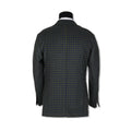 Checked Green and Navy Wool Jacket
