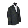 Checked Green and Navy Wool Jacket