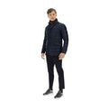 Navy Nylon Ultralight Blazer With Fleece Bib