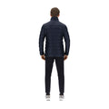 Navy Nylon Ultralight Blazer With Fleece Bib