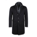 Double Coat - Cashmere Detachable Bib + Buttoned