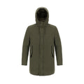 Khaki Hooded Pre-washed Cotton Parka