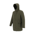 Khaki Hooded Pre-washed Cotton Parka