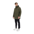 Khaki Hooded Pre-washed Cotton Parka
