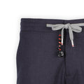 Pants - CARACCIOLO Cashmere Stretch Elastic Waistband + Zip