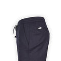 Pants - CARACCIOLO Cashmere Stretch Elastic Waistband + Zip