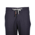 Pants - CARACCIOLO Cashmere Stretch Elastic Waistband + Zip