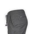 Pants - CARACCIOLO Cashmere Stretch Elastic Waistband + Zip