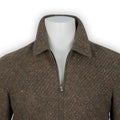 Jacket - Knitted Tweed Wool & Alpaca Zipped