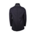 Peacoat - Cashmere & Nylon Double-Face Removable Collar + Buttoned