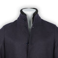 Peacoat - Cashmere & Nylon Double-Face Removable Collar + Buttoned