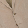 Two-Piece Suit Plain Colour Large Rib Velvet Cotton Cashmere