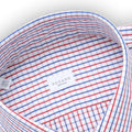 Shirt - Checked Cotton Single Cuff