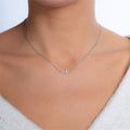 Necklace White Gold and Diamonds - CROSS Collection