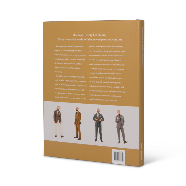 Book Bespoke Style - The Cuts Of 25 Of The World's Finest Tailors, Analysed And Explained - Simon Crompton