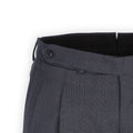 Two-Piece Suit - Plain Wool Unfinished Sleeves