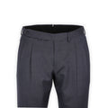 Two-Piece Suit - Plain Wool Unfinished Sleeves
