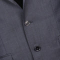 Two-Piece Suit - Plain Colour Wool Unfinished Sleeves