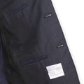 Two-Piece Suit - Plain Wool Unfinished Sleeves