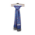 Scarf - Colorful Valentine's Day Silk + Fringes