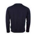 T-shirt Plain Colour Virgin Wool Long Sleeves Crew Neck
