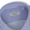 Shirt - Oxford Thin Striped Polyamide Stretch Single Cuff