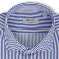 Shirt - Oxford Thin Striped Polyamide Stretch Single Cuff