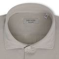 Plain Light Beige Tekno Slim Shirt