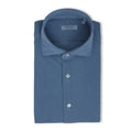 Plain Jeans Blue Tekno Slim Shirt