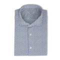 Fantasy White and Blue Slim Shirt