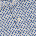 Fantasy White and Blue Slim Shirt